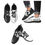 Thumbnail: Logo Shoe-blk/white Men's Breathable Running Shoes (Model 055)