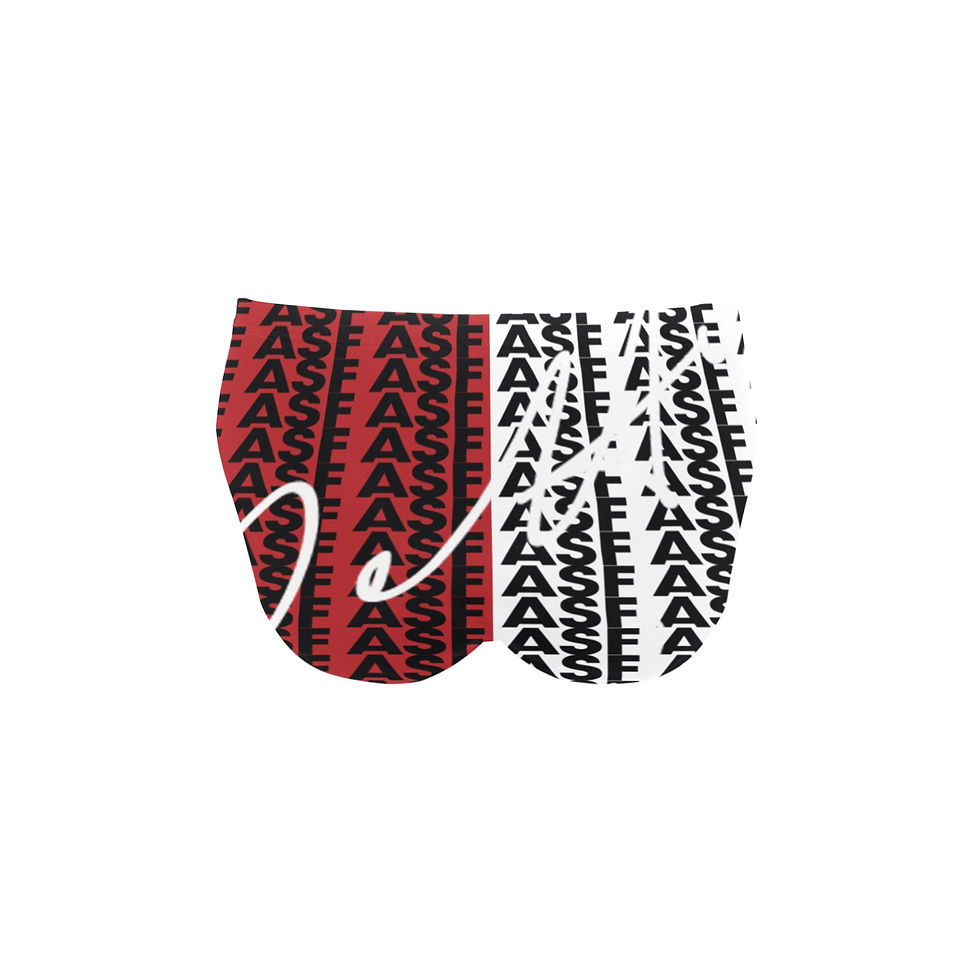 Thumbnail: ASF Petty Script swim briefs Men's Swimming Briefs (Model L59)