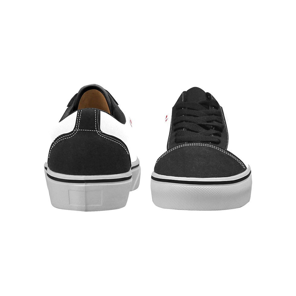 Thumbnail: Logo sneaker low Women's Low Top Skateboarding Shoes (Model E001-2)