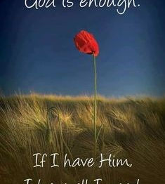 “Is God Enough?”