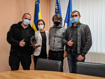 Організатори «Київської сотки» подякували Муніципальній варті за допомогу в проведенні велогонки