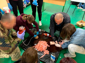 Навички з тактичної медицини опановували учасники другого курсу з підготовки до національного спротиву