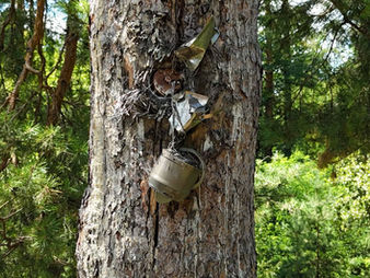 В Ірпені знайшли залишки бойової частини протитанкового ракетного комплексу