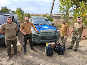 Підтримка війська: муніципальна варта Ірпеня передала чергову партію військової допомоги на фронт