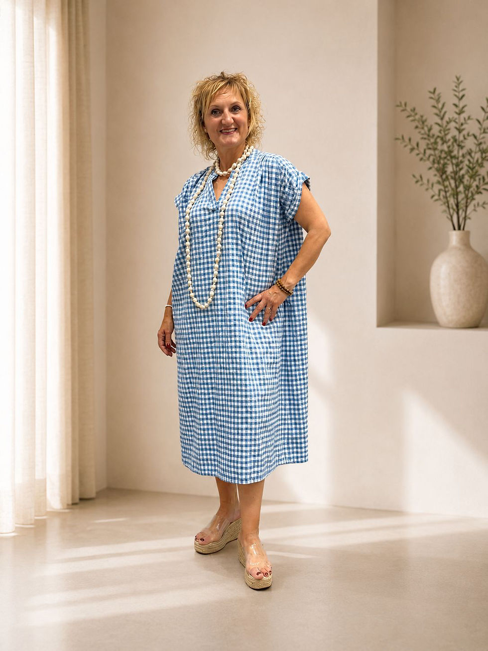 Miniatura: Vestido Vichy Capri. 