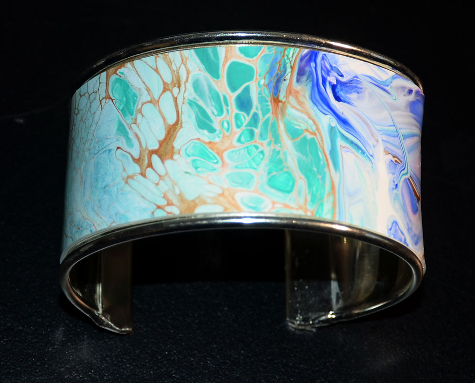 acrylic skin cuff bracelet