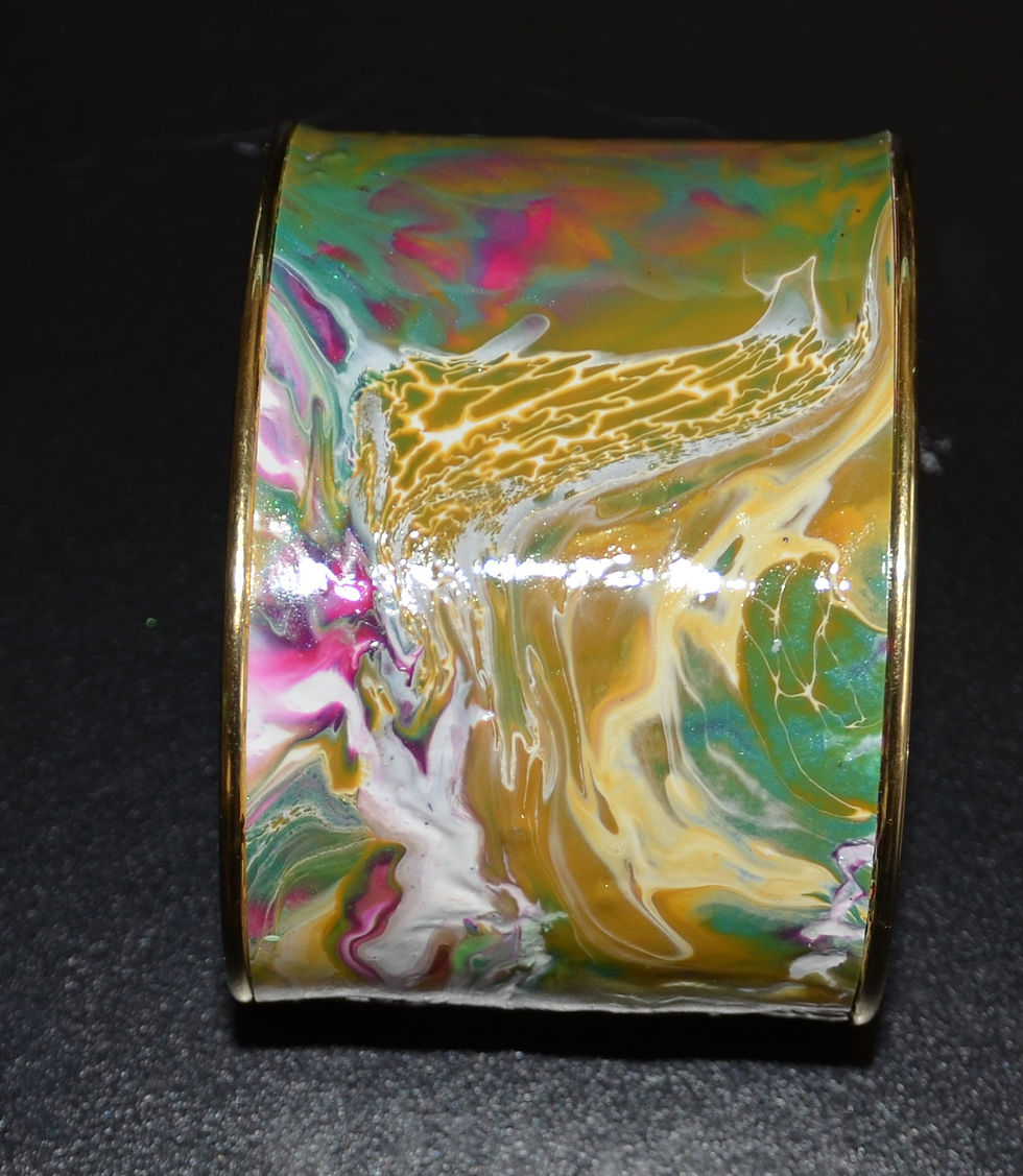 acrylic skin cuff bracelet