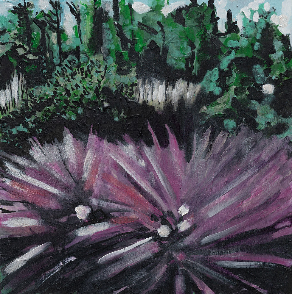 Thumbnail: MANIFEST, Acrylic on canvas, 10" x 10", 2023