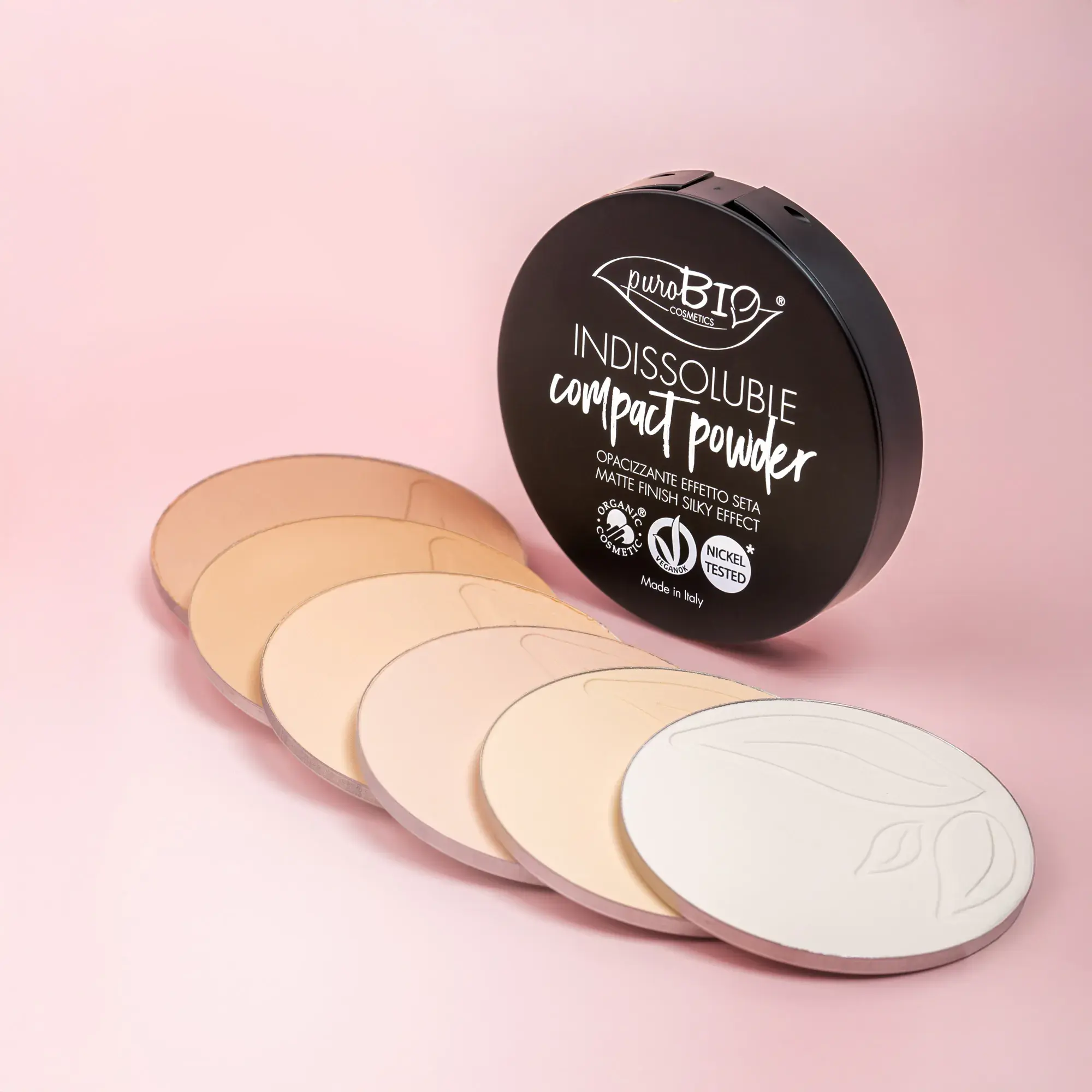 Indissoluble Compact Powder Cipria - PuroBIO