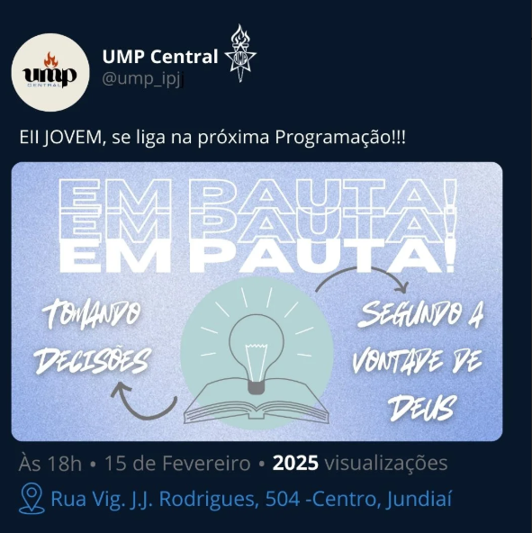 UMP Jundiaí • Em Pauta