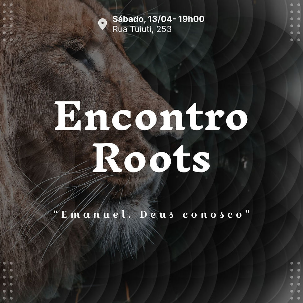 UMP Roots • Encontro Roots "Emanuel, Deus conosco"