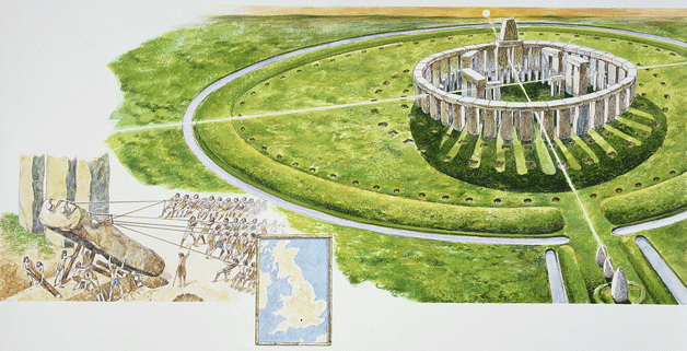 Stonehenge reconstrucción
