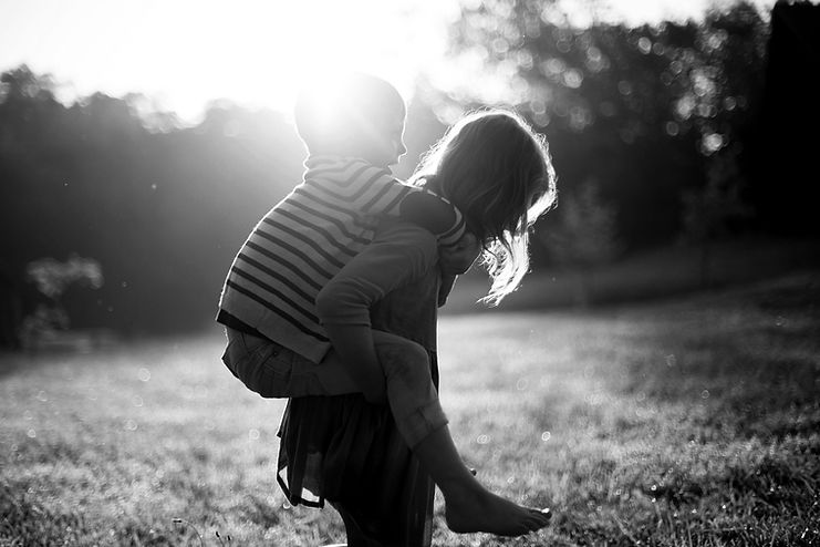 Children Playing Outdoors