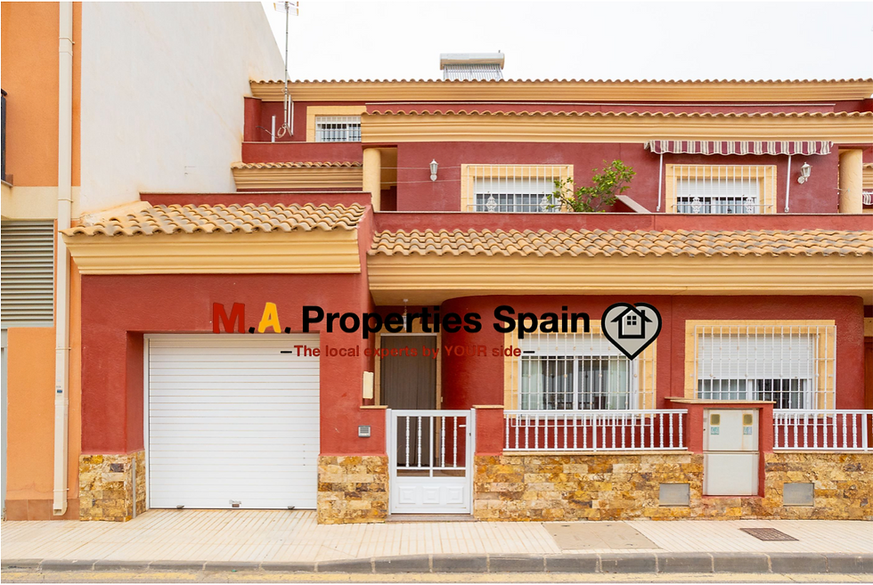 House for sale close to beach in Los Alcazares, Murcia Spain. The property under 300K in Murcia, Costa Calida Los Alcazares offers 4 bedrooms with private terrace and close to various amenities, including several golf courses. Take the opportunity to buy property in Spain, Murcia, Los Alcazares and embrace Mediterranean lifestyle with this home. It is suitable for moving to Spain, holiday home and or as rental investment