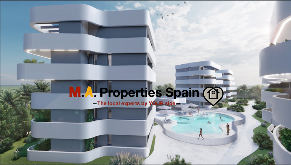 2 bedroom apartments for sale in Guardamar del Segura with heated pool, apartments in Guardamar del Segura within gated community and close to beach