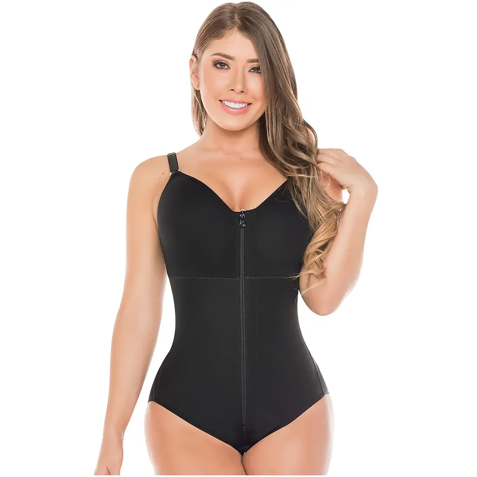 Thumbnail: Colombian Waist Shaper with High Back Bra / SAL0420