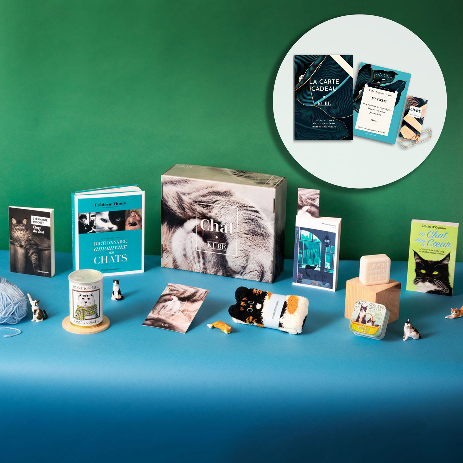 Le Coffret Chat + 1 Carte Cadeau 3 mois