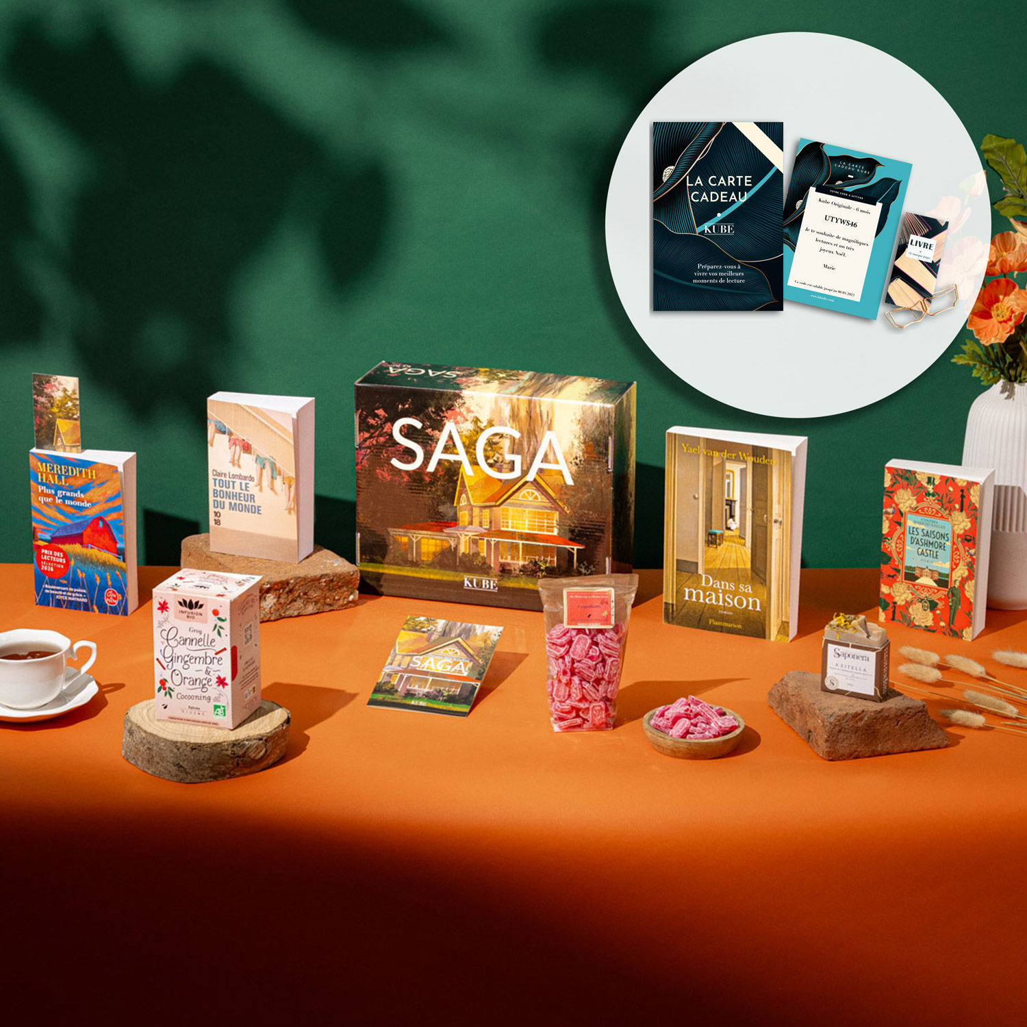 Le Coffret livres - Saga + 1 Carte Cadeau 3 mois