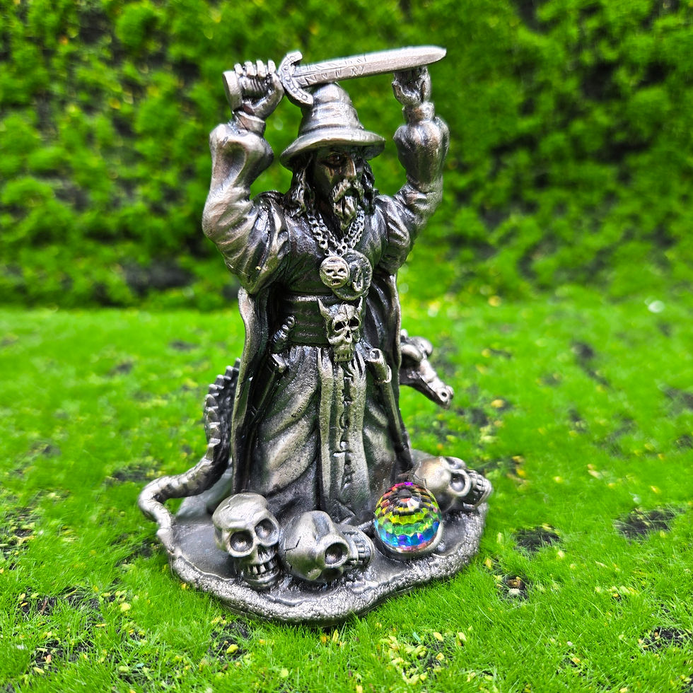 Thumbnail: Tudor Mint Myth & Magic  3102 Sword master  Boxed  Pewter Swarovski U2B5