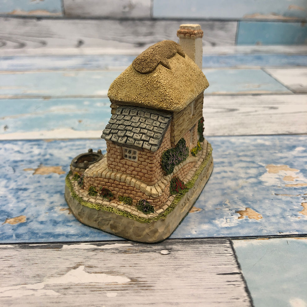 Thumbnail: David Winter August Birthstone Wishing Well Cottage Ornament 1992 Boxed With Dee