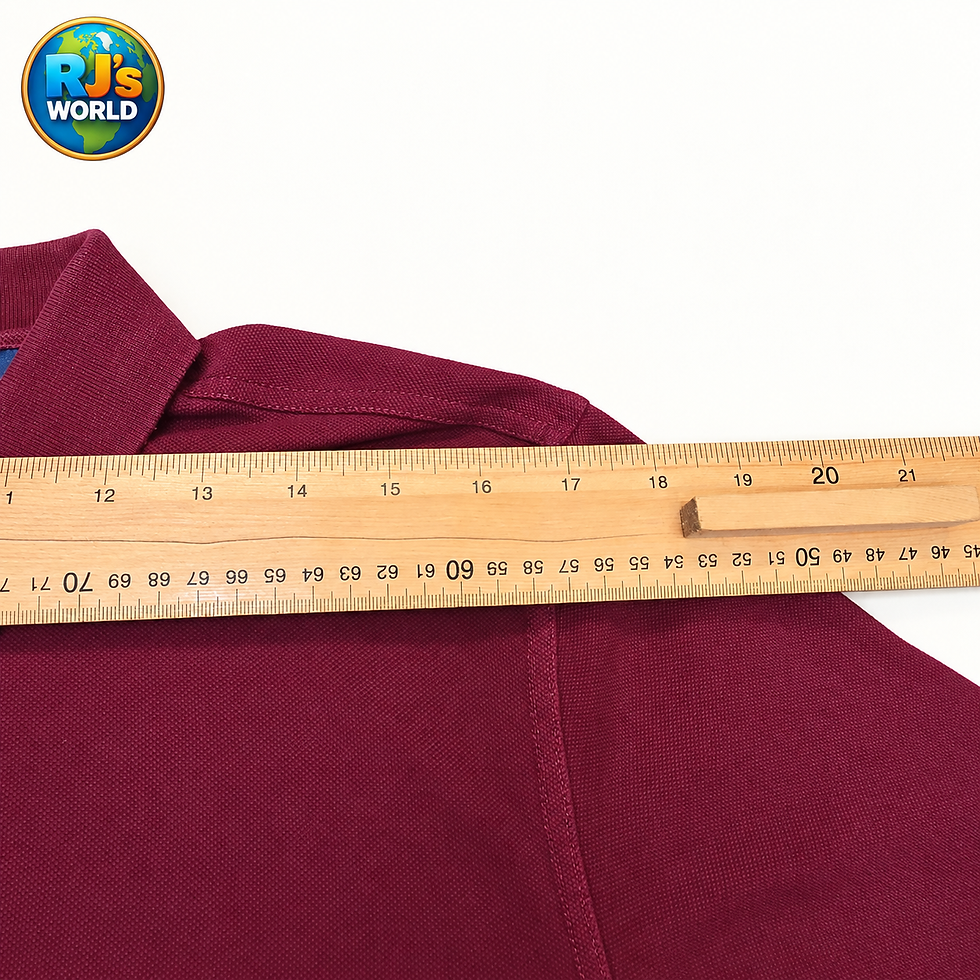 Thumbnail: GANT Men's Burgundy Long Sleeve Polo Shirt Regular Fit Size M