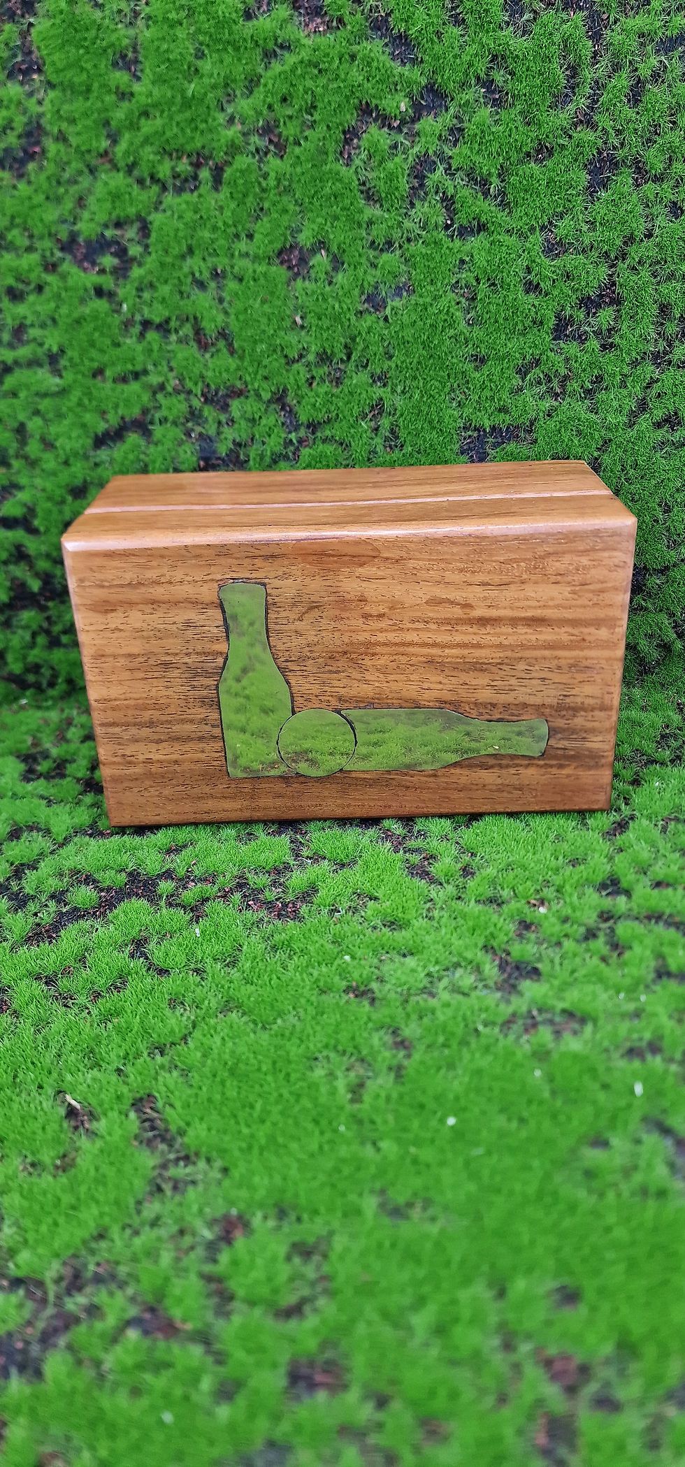Thumbnail: Bowling Set with Ten-Pins & Bowl made with Solid Wood for at Home Game Time