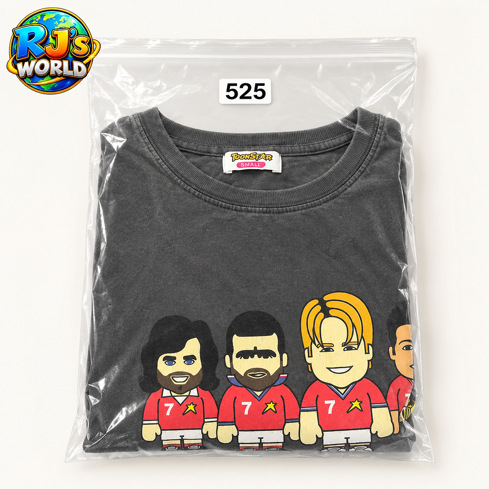 Thumbnail: Toonstar Manchester United No 7s T-Shirt Best Cantona Beckham Ronaldo Small