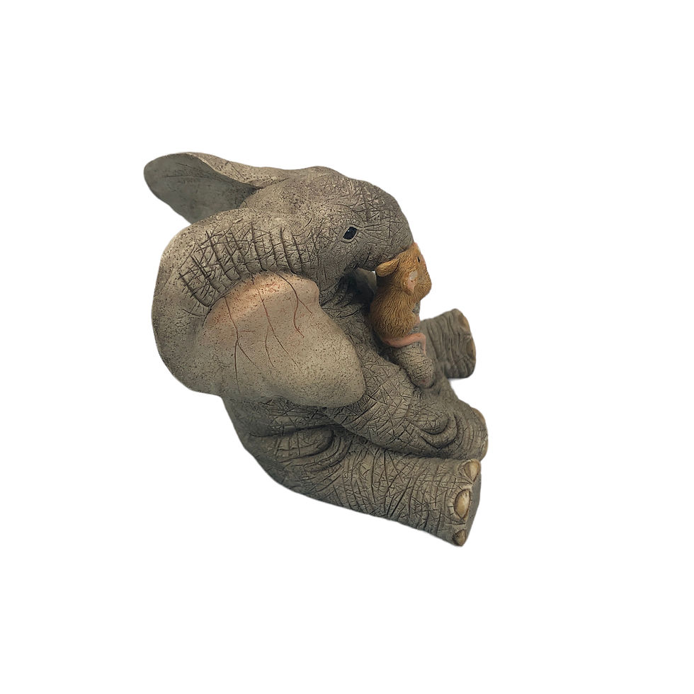 Thumbnail: Tuskers Love Is Without Boundaries Elephants boxed pre love African  Wild Animal