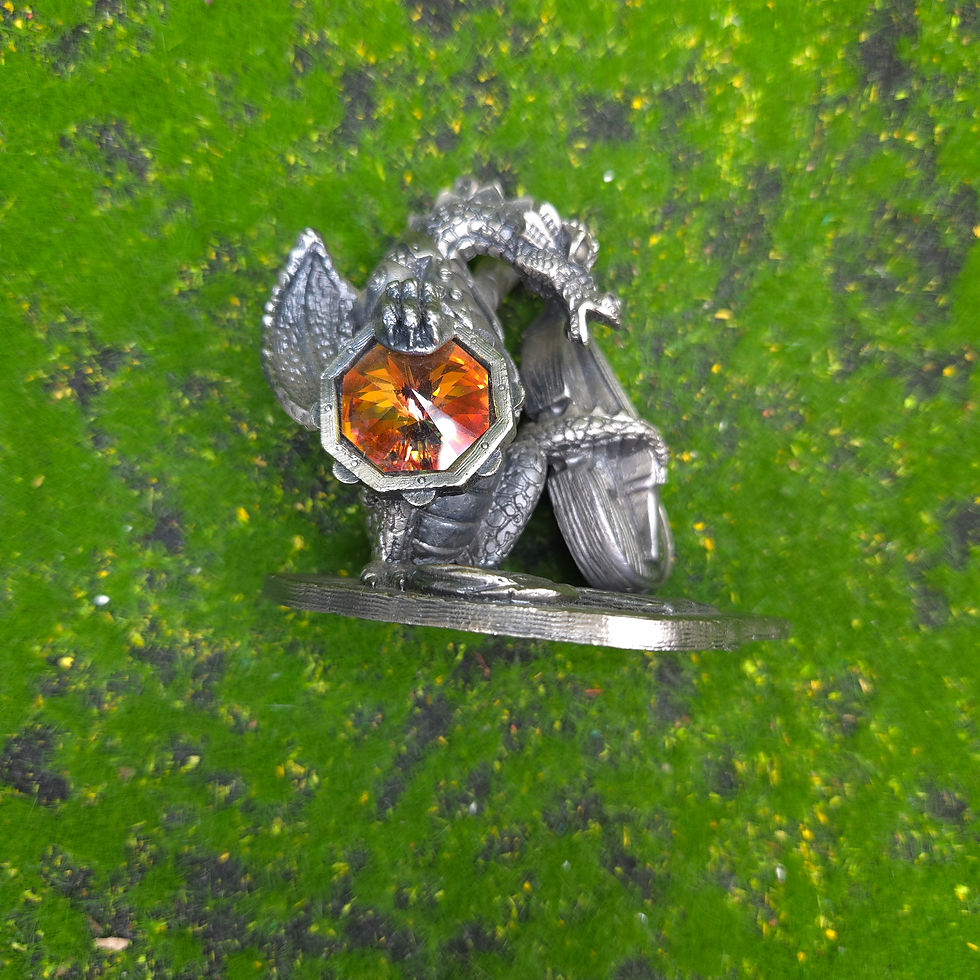 Thumbnail: boxed  8cm Pewter SwarovsWay Out 3146 Tudor Mint Myth And Magic Boxed  Pewter Dr