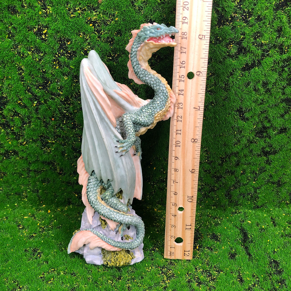 Thumbnail: Enchantica "The Sea Dragon "1992, Sculptor A.Bill  Singed Rare Mail Order Only