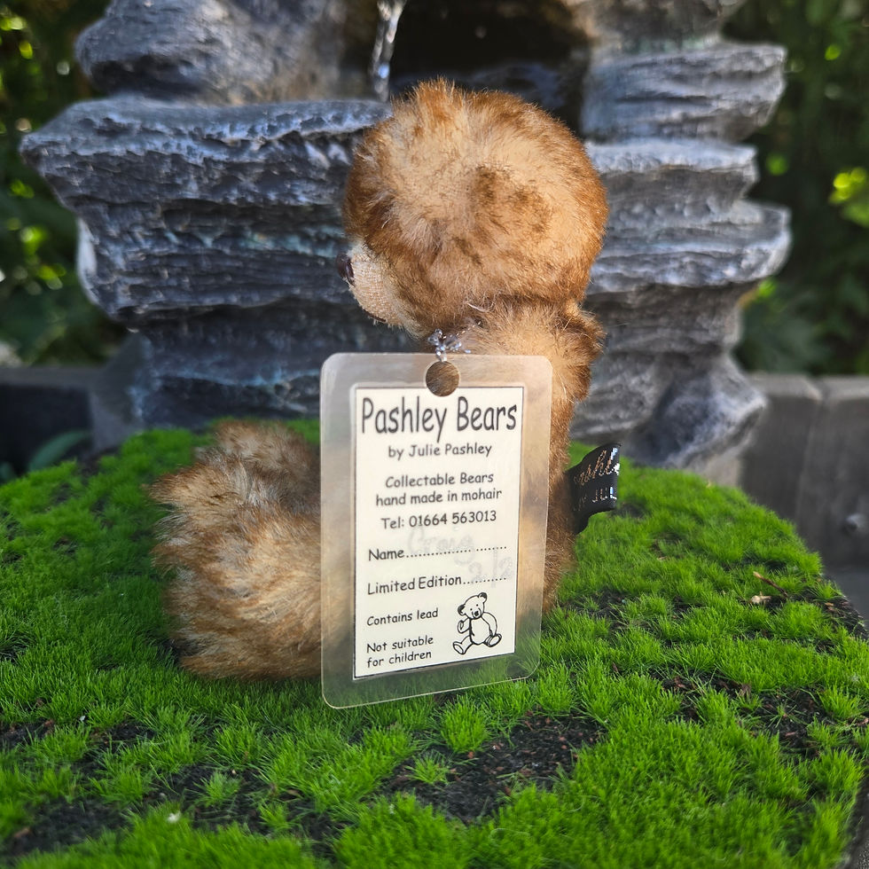 Thumbnail: Pashley Bears Craig 2/2 Handmade Mohair Teddy Bear Limited Edition 15cm