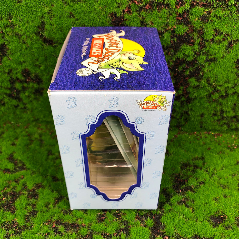Thumbnail: POCKET DRAGONS  Messages ‘Best Friend’ Boxed With Booklet And card  Pre loved Fa