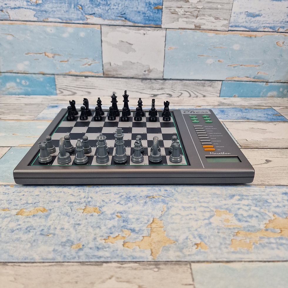 Thumbnail: Tiger Marathon Chess Computer Game  Boxed  Family Game  2 players  Booklets