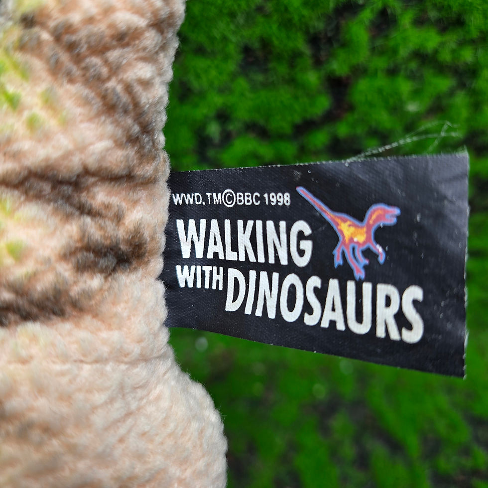 Thumbnail: BBC 1998 Walking with Dinosaurs Plush Soft Toy 28cm Jurassic Park Vintage  h10