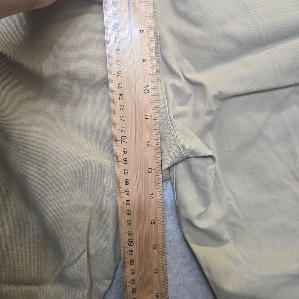 Thumbnail: Gap 1969 Men's Slim Worker Chino Trousers Khaki W32 L32 100% Cotton 2015