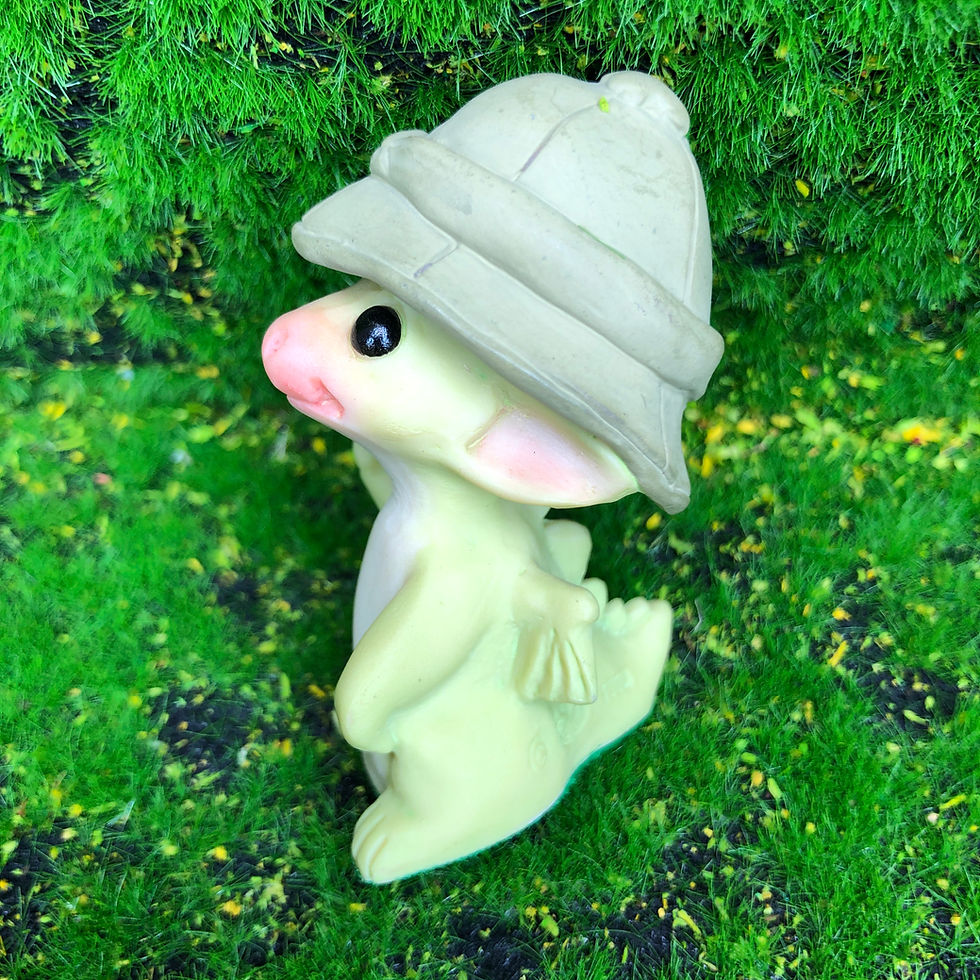 Thumbnail: Whimsical World Of Pocket Dragons 1998 Rare And Retired, Brave Explorer Pre Love