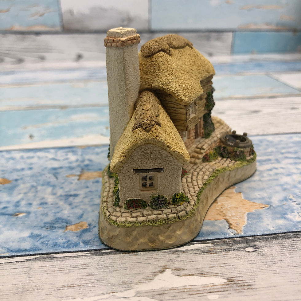 Thumbnail: David Winter August Birthstone Wishing Well Cottage Ornament 1992 Boxed With Dee
