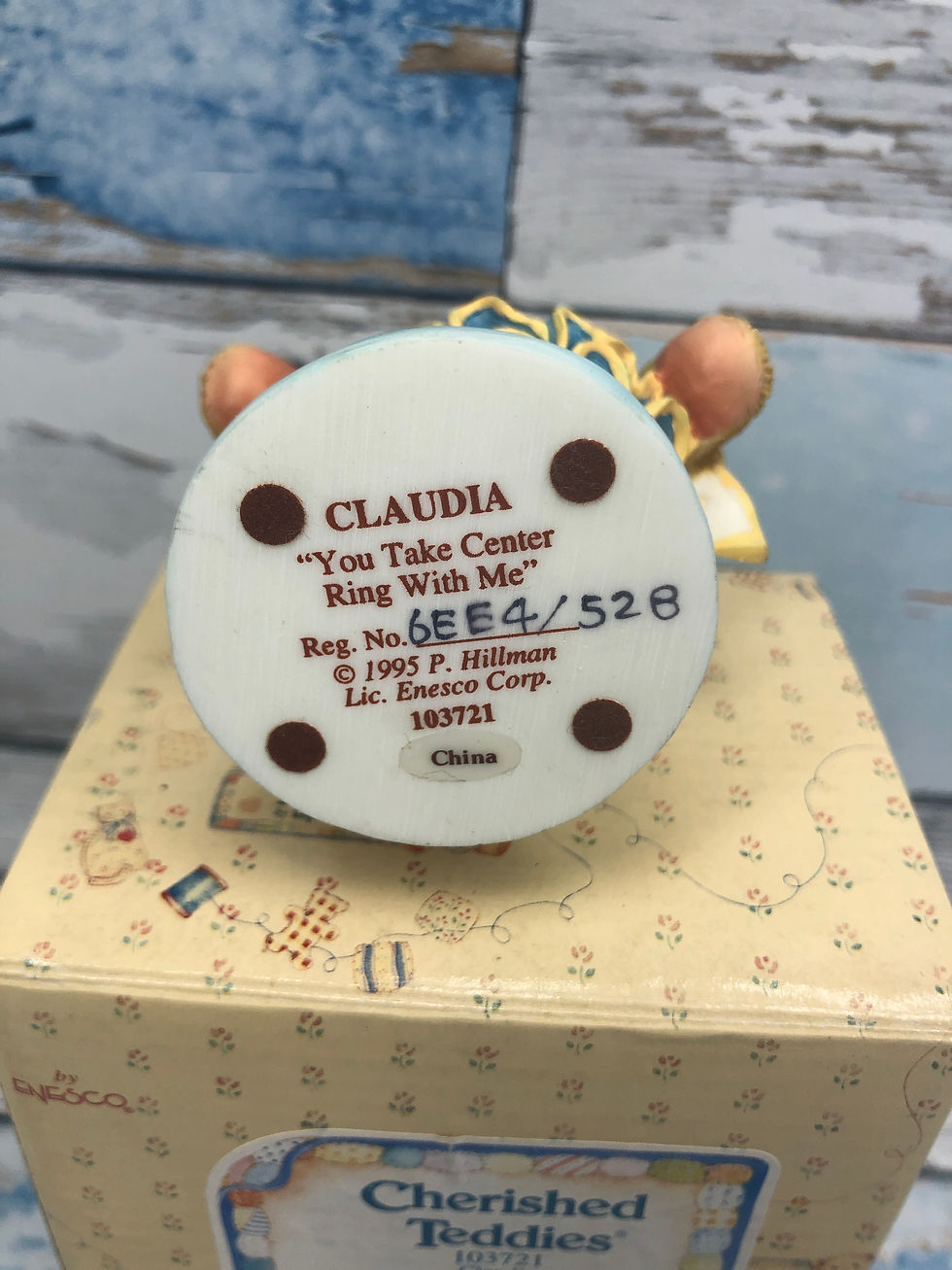 Thumbnail: Cherished Teddies Seth & Sarabeth-Bruno-Claudia-Sam-Betty Boxed Enesco