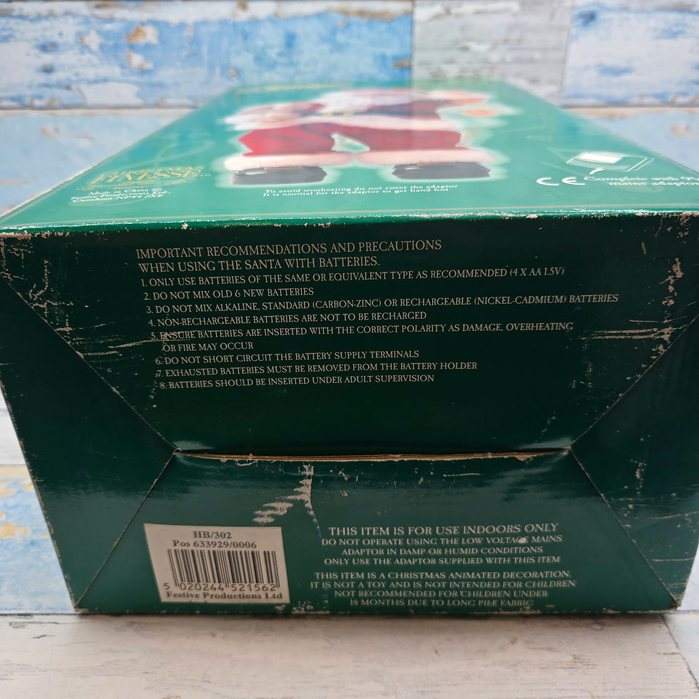 Thumbnail: Sing-A-Long Dancing Santa Santa Claus Is Coming To Town in Box Christmas Finesse