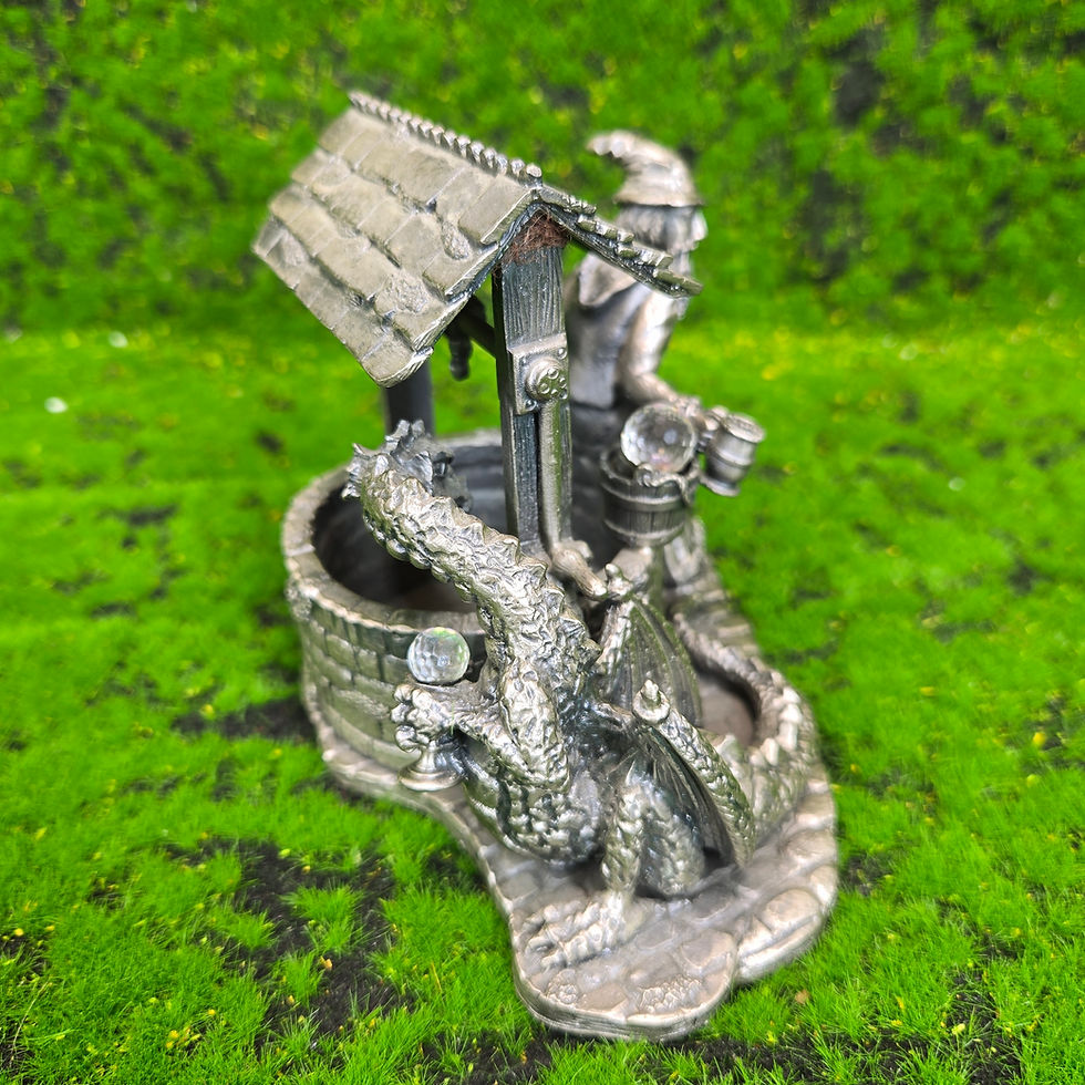 Thumbnail: Myth & Magic 9003 The Well of Aspirations  Tudor Mint  BOX with Plinth Gift