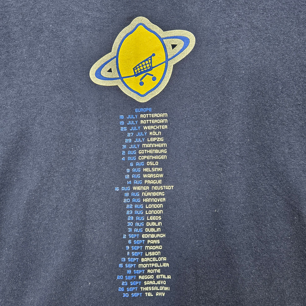 Thumbnail: Screen Stars 1997 U2 Pop Mart Tour Band Cotton Unisex T-shirt Single stitch 301