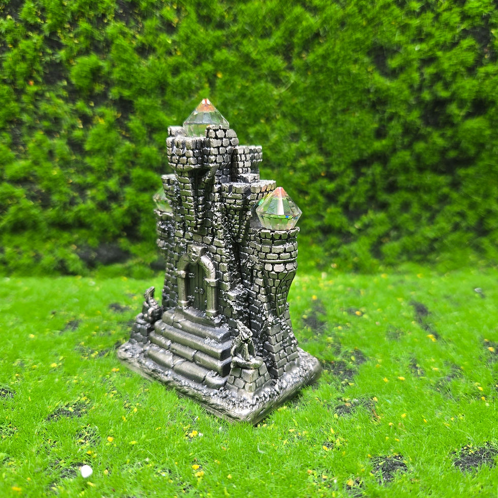 Thumbnail: Dragons Castle Tudor mint 3108 Myth And Magic  Pewter Boxed  amazing  9cm 1994