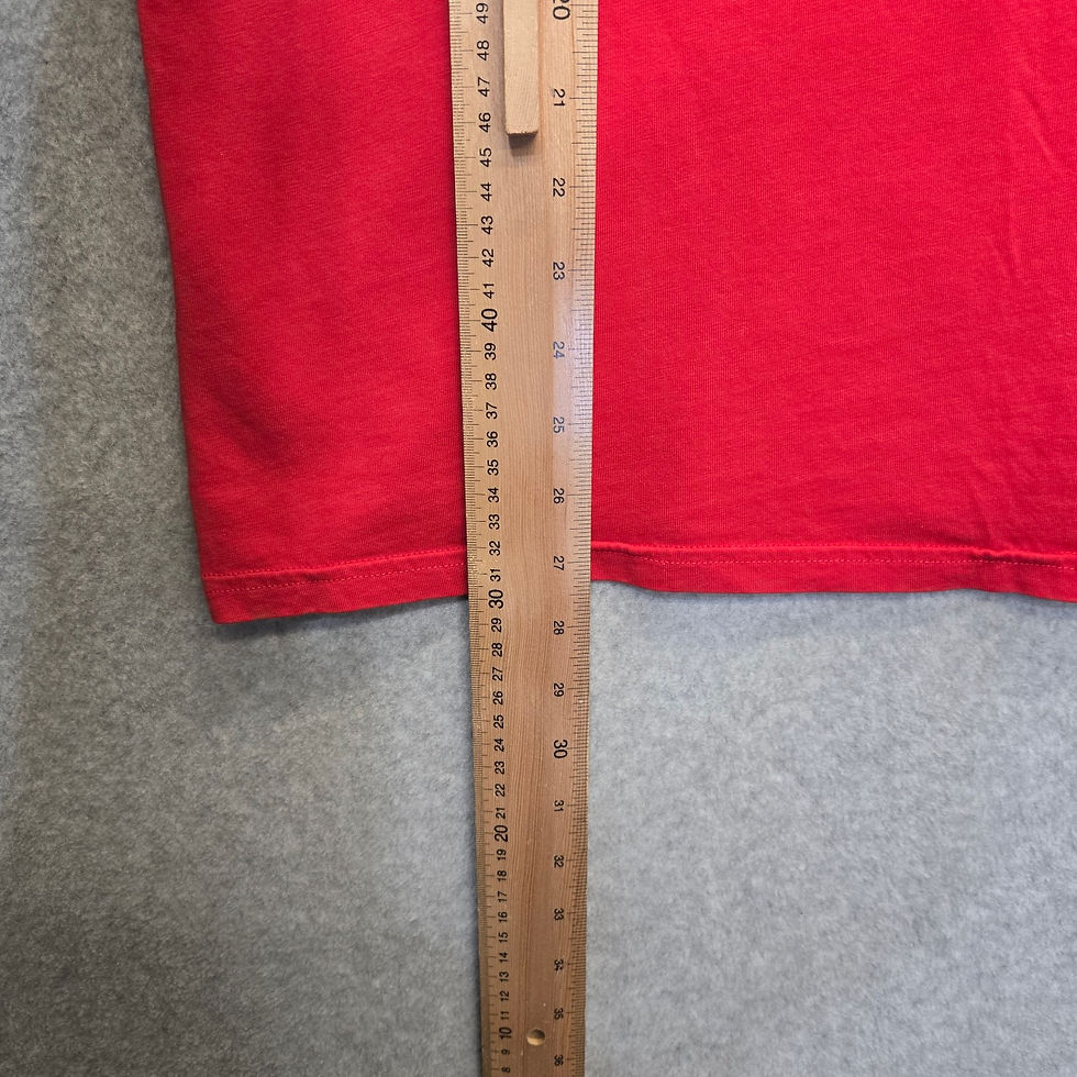 Thumbnail: Ferrari Official Licensed Red V-Neck T-Shirt Men's M F1 Scuderia
