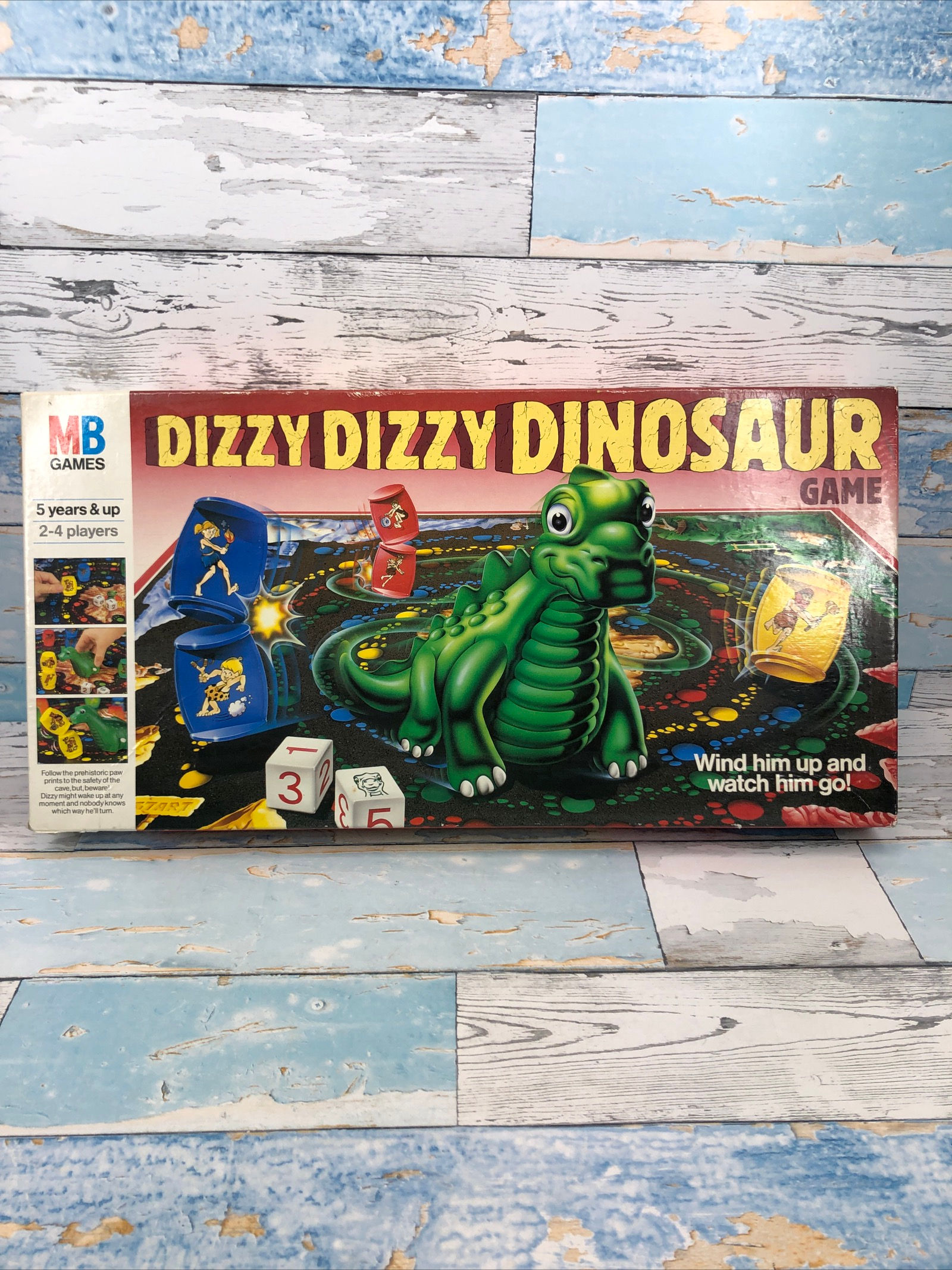 Dizzy Dizzy Dinosaur Game  MB Games 1987 Excellent Tested *Christmas* Family