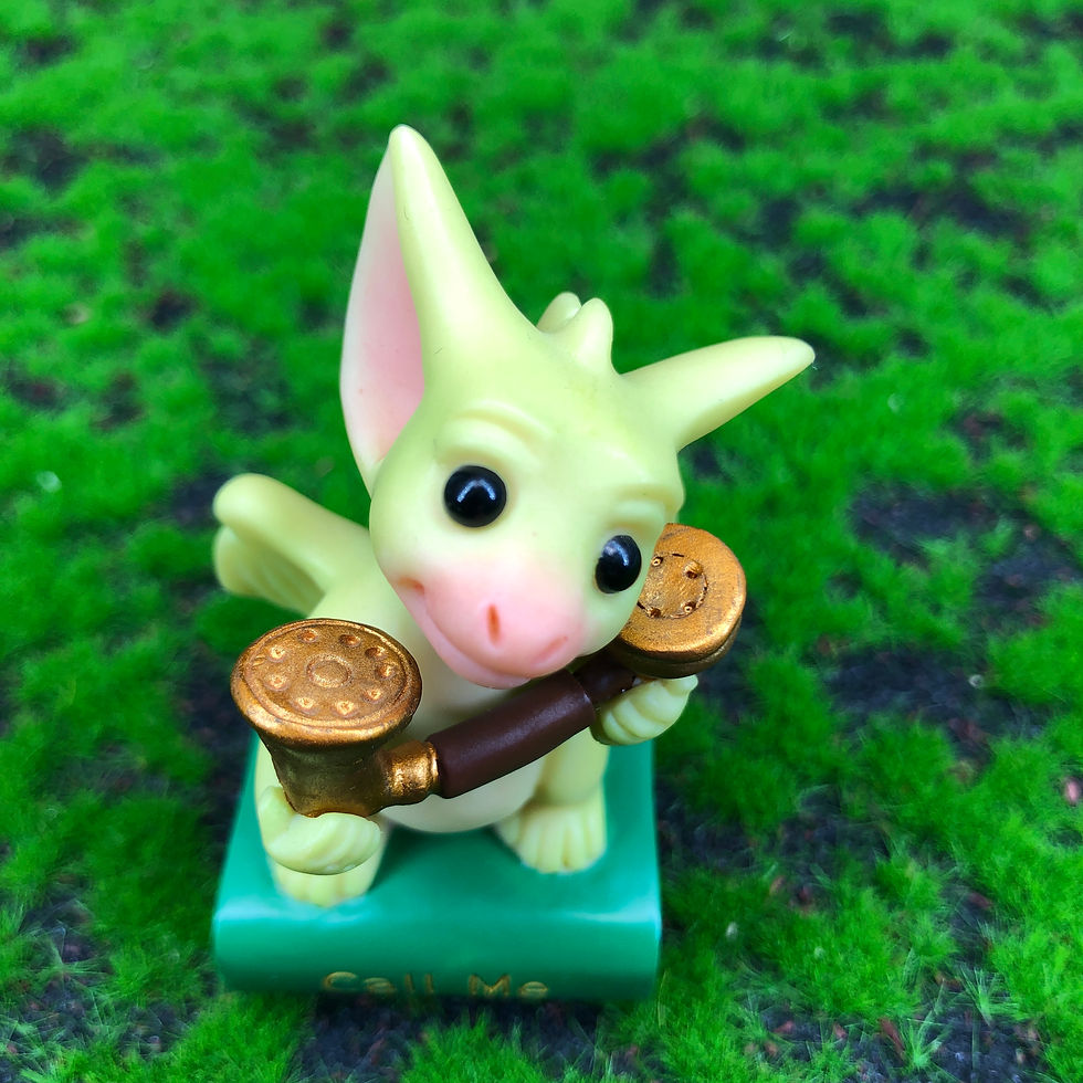 Thumbnail: Pocket Dragon Call Me by Real Musgrave 2000 Boxed with Booklet And Card,Love