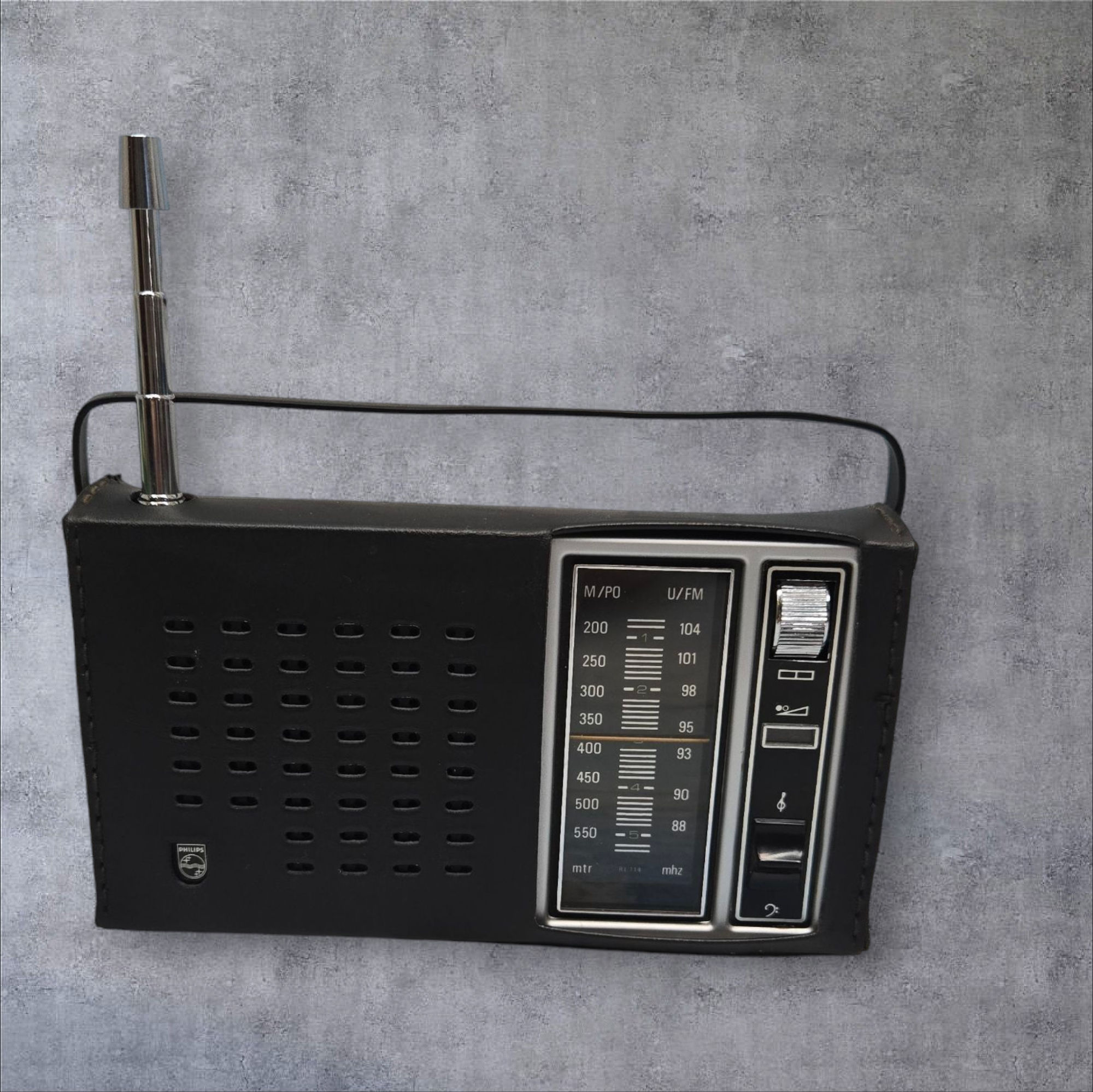 Philips Radio Blues 90RL114 Transistor Vintage Mega rare 1972/3 working H11