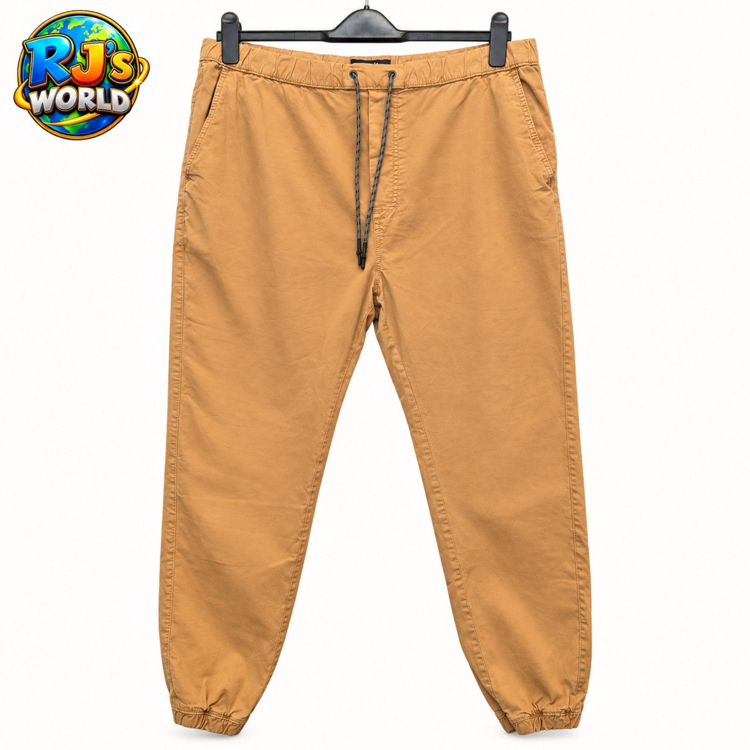 American Eagle Extreme Flex Men's XL Tan Khaki Jogger Trousers Drawstring