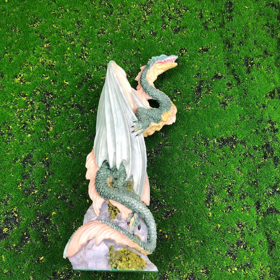 Thumbnail: Enchantica "The Sea Dragon "1992, Sculptor A.Bill  Singed Rare Mail Order Only