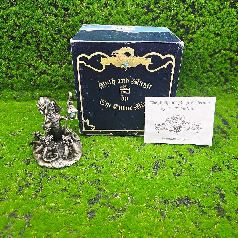 Thumbnail: Myth & Magic The Carol Singers 3883 2001 Tudor Mint Dragon Figurine