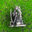 Thumbnail: Tudor Mint The Loving Dragons Myth & Magic Pewter Crystal Swarovski Mould 2